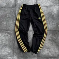 adidas アディダス 極太 ジャージ トラック パンツ ラスタカラー M