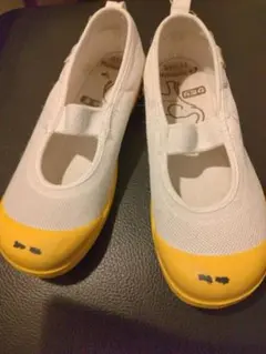 MOONSTAR 上履き 20.5 EE 黄色　水色