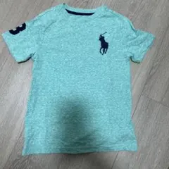 ポロラルフローレン　ポロ馬刺繍ミントグリーンTシャツ　120cm
