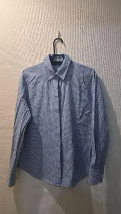 ZARA ストライプ 長袖 シャツ M オーバーサイズ