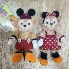 ダッフィー　シェリーメイ　ぬいぐるみバッチ　ハロウィン　2015 ディズニーシー