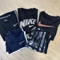 値下げ中！Nike Tシャツとハーフパンツセット　5点　130 Sサイズ