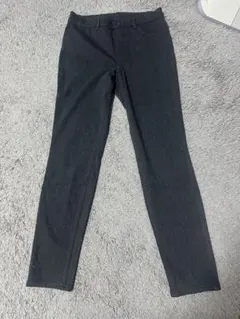HEATTECH ダークグレー スキニーパンツ