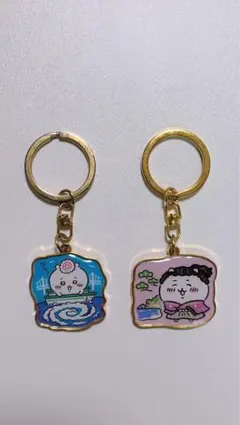 ちいかわ　ご当地キーホルダー2個セット（鳴門、高知）