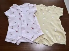 アプレレクール・ロンパース2枚セット 70cm