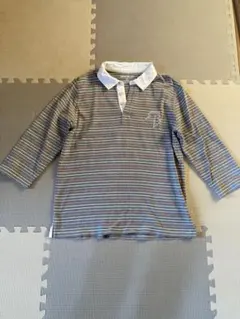 Eddie Bauer ストライプ ラガーシャツ 七分袖　レディース