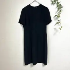 overE 黒 半袖 ひざ丈ワンピース 96 - メルカリ