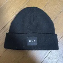 HUF ブラック ニット帽 ビーニー