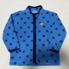 ミキハウス HOT BISCUIT ホットビスケッツ 星柄フリースアウター 90