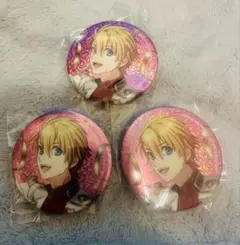うたプリ　来栖翔　缶バッジ　3点セット　SS Smile Shower スタリ