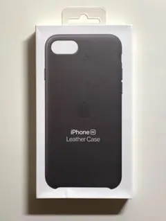 【新品】純正 iPhone 7 / 8 / SE レザーケース・ブラック②2