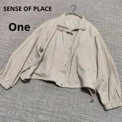 SENSE OF PLACE センスオブプレイス ベージュ ジャケット One