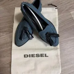 DIESEL GIDELLES タッセル ローファー インディゴ 23cmのサムネイル