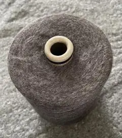 織物編物に！【ウール70%シルク30% セピアブラウン　霜降】0.6kg