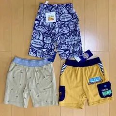 トイストーリー　車柄　ハーフパンツ　半ズボン　男の子　ベビー　80 90cm