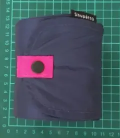 Shupatto エコバッグ Lサイズ ネイビー ピンクのサムネイル