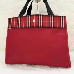 【人気】BURBERRY LONDON バーバリー　トートバッグ　キャンバス