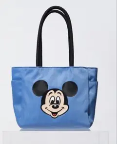 美品　wcj 撥水　ミッキー　リバーシブル　トートバッグ