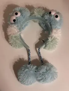 クッキーモンスター ポンポン付きカチューシャ