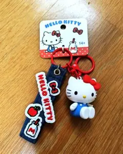 ハローキティ　キーリングキーホルダー
