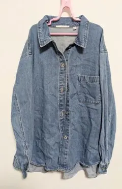 【S】ユニクロ　デニム　シャツ