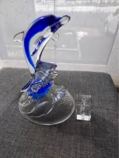 匿名配送 希少 SWAROVSKI Dolphin Bab イルカのクリスタル SWARPVSKI