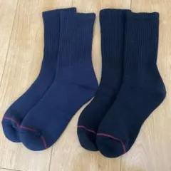 未使用　無印足なり直角履き口やわらか　あったか綿　靴下（ウール入り・口ゴムなし）