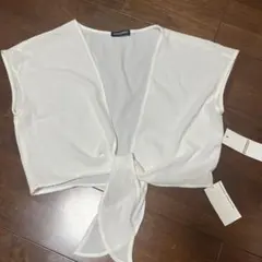 American Apparel Ivory Crop Top Sのサムネイル