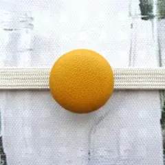 【B019】シンプル帯留め マスタード