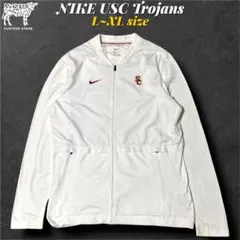 NIKE USCトロージャンズ ハイブリッドジャケット 表記L スウッシュ刺繍