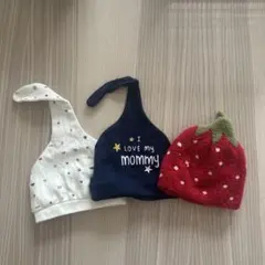 ベビー帽子3点セット