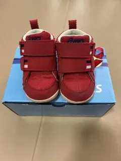 【美品】asics スクスク 12.5cm ハイカット　AMULEFIRST