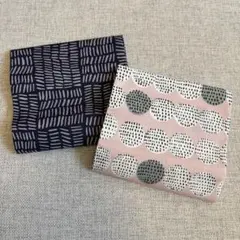 【新品】kippis シーチングカットクロス 生地 2枚おまとめ売り 55×50