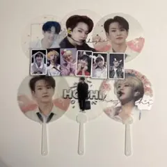 SEVENTEEN ホシ　クリアうちわセット　トレカ付き