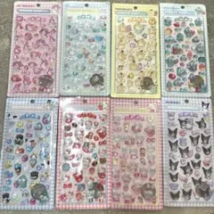 新品未使用　5枚セット　サンリオ　ボンボンドロップシール　第2段　ぷっくりシール