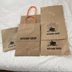 MOOMIN SHOP 紙袋 ショップ袋 5枚セット