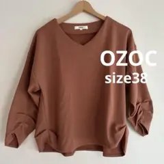 カットソー ブラウン