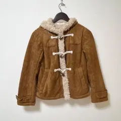 LOWRYS FARMローリーズファームブラウンダッフルコート 【M】レディース