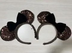 ディズニー ミニーちゃん スパンコールカチューシャ