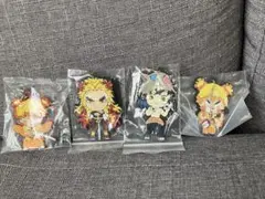 鬼滅　煉獄杏寿郎　善逸　伊之助　ラバーストラップ　1番くじ　ガチャ