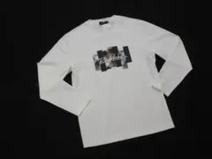 ブラックレーベルクレストブリッジ　長袖ロゴ入りカットソーTシャツ　Mサイズ　白