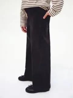 H&M girls フレアパンツ　ブラック　135