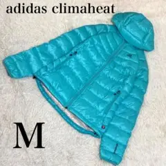 極美品 adidas アディダス クライマヒート ダウンジャケット エメラルドM