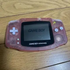 ゲームボーイアドバンス 本体 ジャンク品AGB-001 クリアピンク 純正正規品