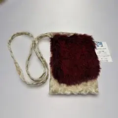 ワインレッド レオパード柄　MINIサコッシュ ショルダーバッグ　新品未使用