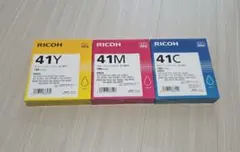 RICOH 41シリーズ インクカートリッジ4色セット - メルカリ