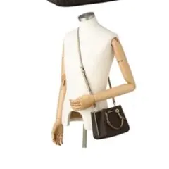 MICHAEL KORS ブラウン ブロッサムショルダーバッグ