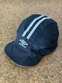 【美品】umbro サッカーキャップ ブラック
