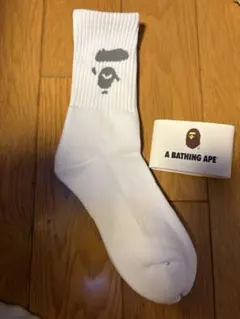 A BATHING APE ソックス ホワイトのサムネイル