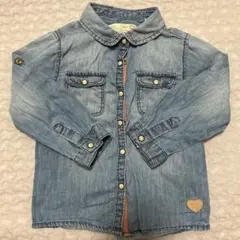 Zara BabyGirl デニムシャツ 18/24ヶ月